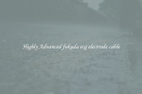 Highly Advanced fukuda ecg electrode cable