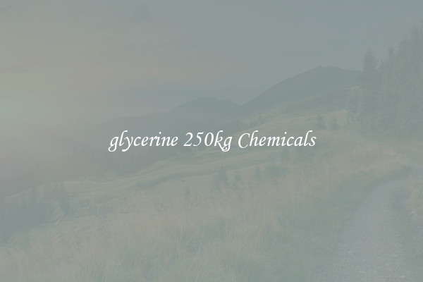 glycerine 250kg Chemicals