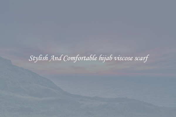 Stylish And Comfortable hijab viscose scarf