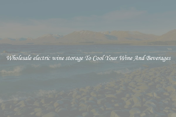 Wholesale electric wine storage To Cool Your Wine And Beverages